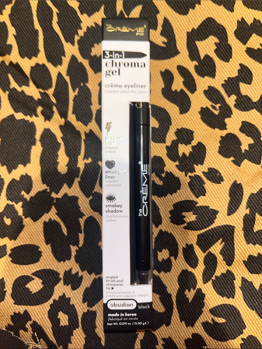 the Crème Shop Chroma Gel 3-in-1 Crème Eyeliner - Obsidian Black